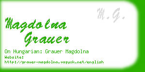 magdolna grauer business card